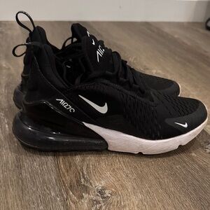 Nike Air Max 270 Black and White Athletic Shoes